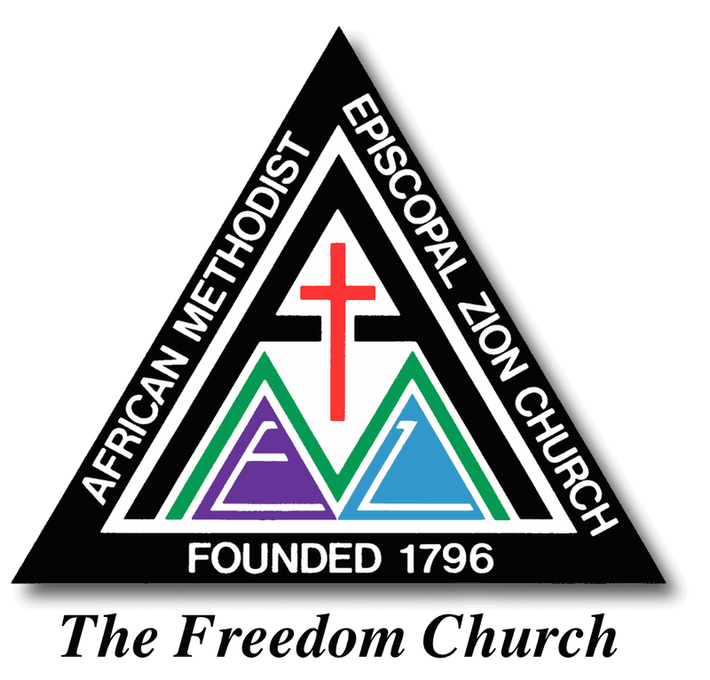 The African Methodist Episcopal Zion Church emblem: Founded 1796, The Freedom Church